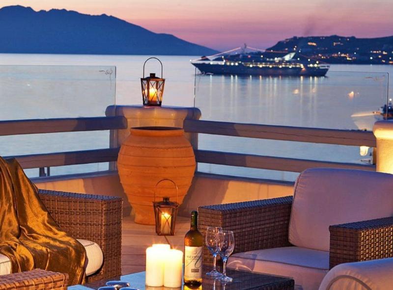 Grand Beach Hotel Mykonos Town Exterior foto