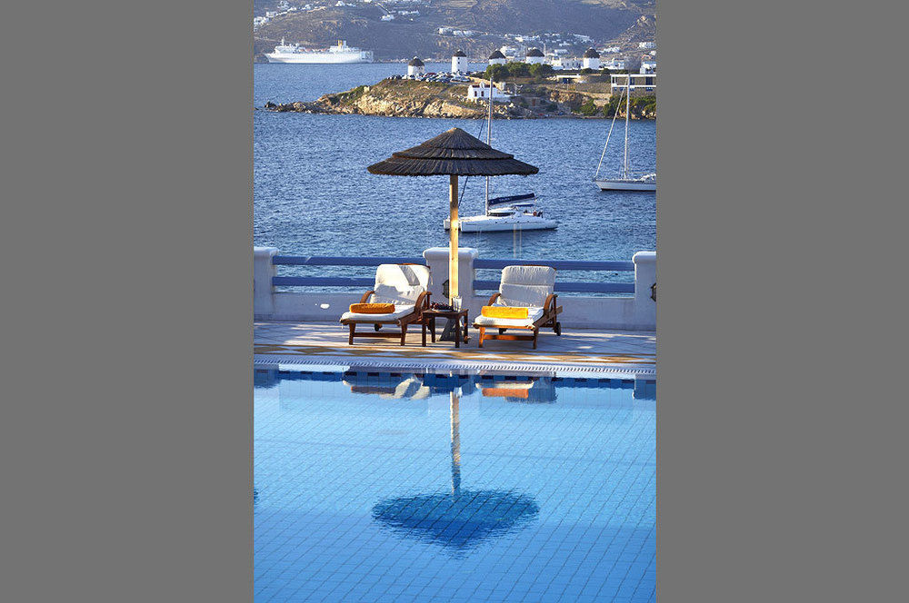 Grand Beach Hotel Mykonos Town Exterior foto