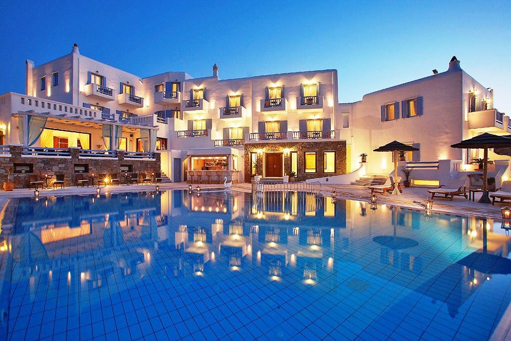 Grand Beach Hotel Mykonos Town Exterior foto